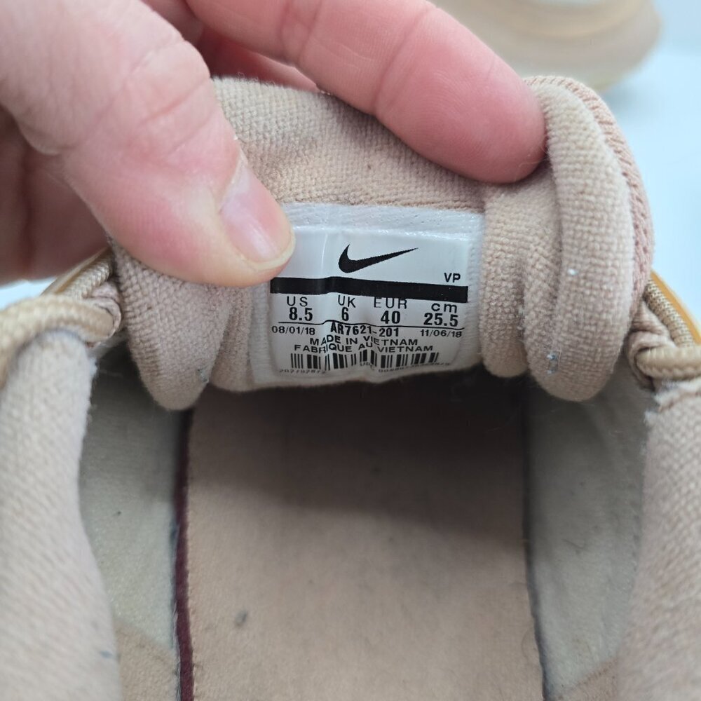 Nike | Air Max 97 Premium Particle neutral beige sporty low-top sneakers | WMS 8 - Picture 4 of 10